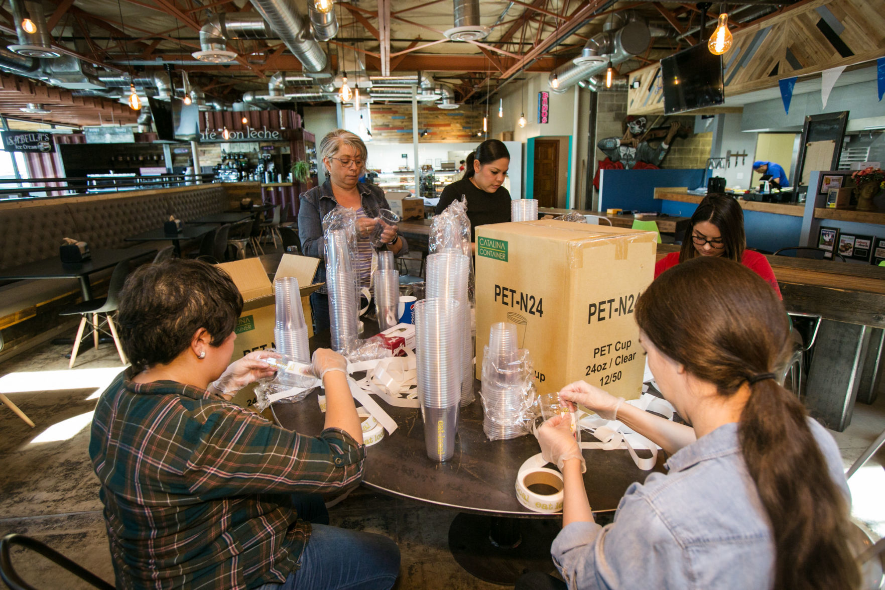 American Eat Co. — indoor food court on Tucson's south side — officially opens today